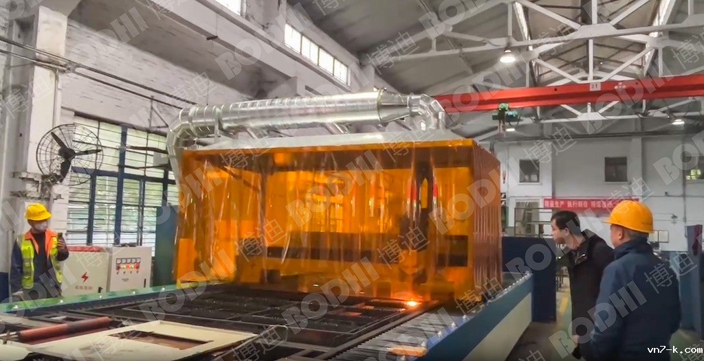 重庆齿轮箱激光切割机烟尘净化项目