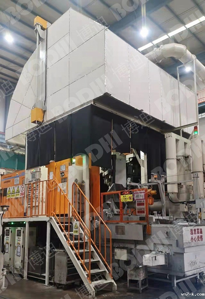 优米网官网客服电话压铸机自动移动收集罩